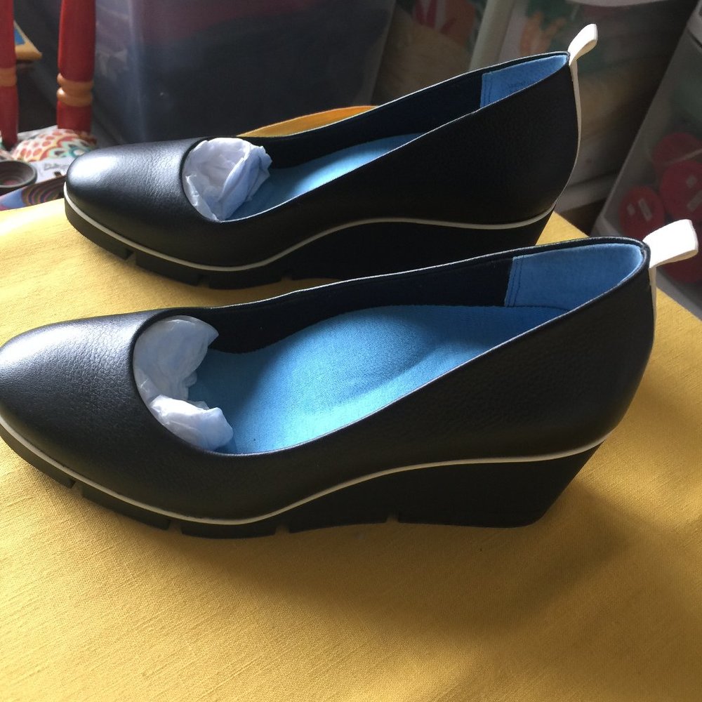 All Weather Leather Wedges